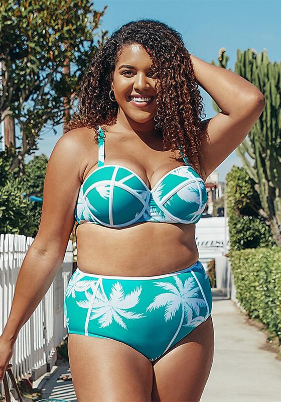 Push Up High Waist Bikini Set