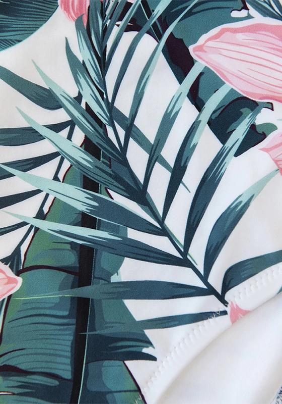 Smocked Tank High-Waisted Bikini Set