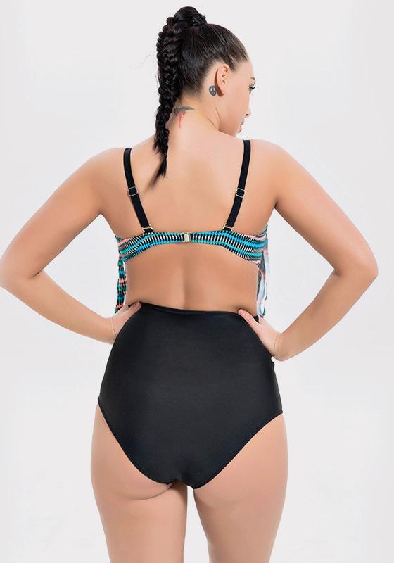 Indico High Waist Vintage Bikini