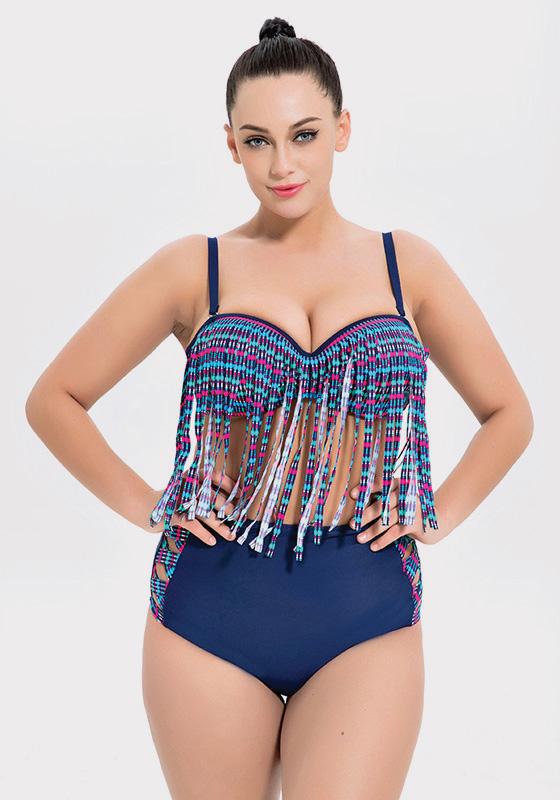 Indico High Waist Vintage Bikini